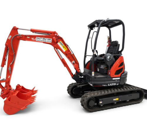 Excavator 2.5 Tonne Hire